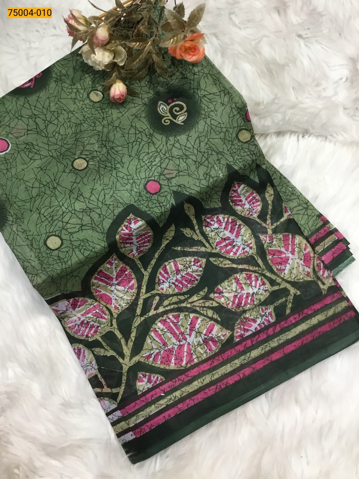 Voil cotton printed sarees