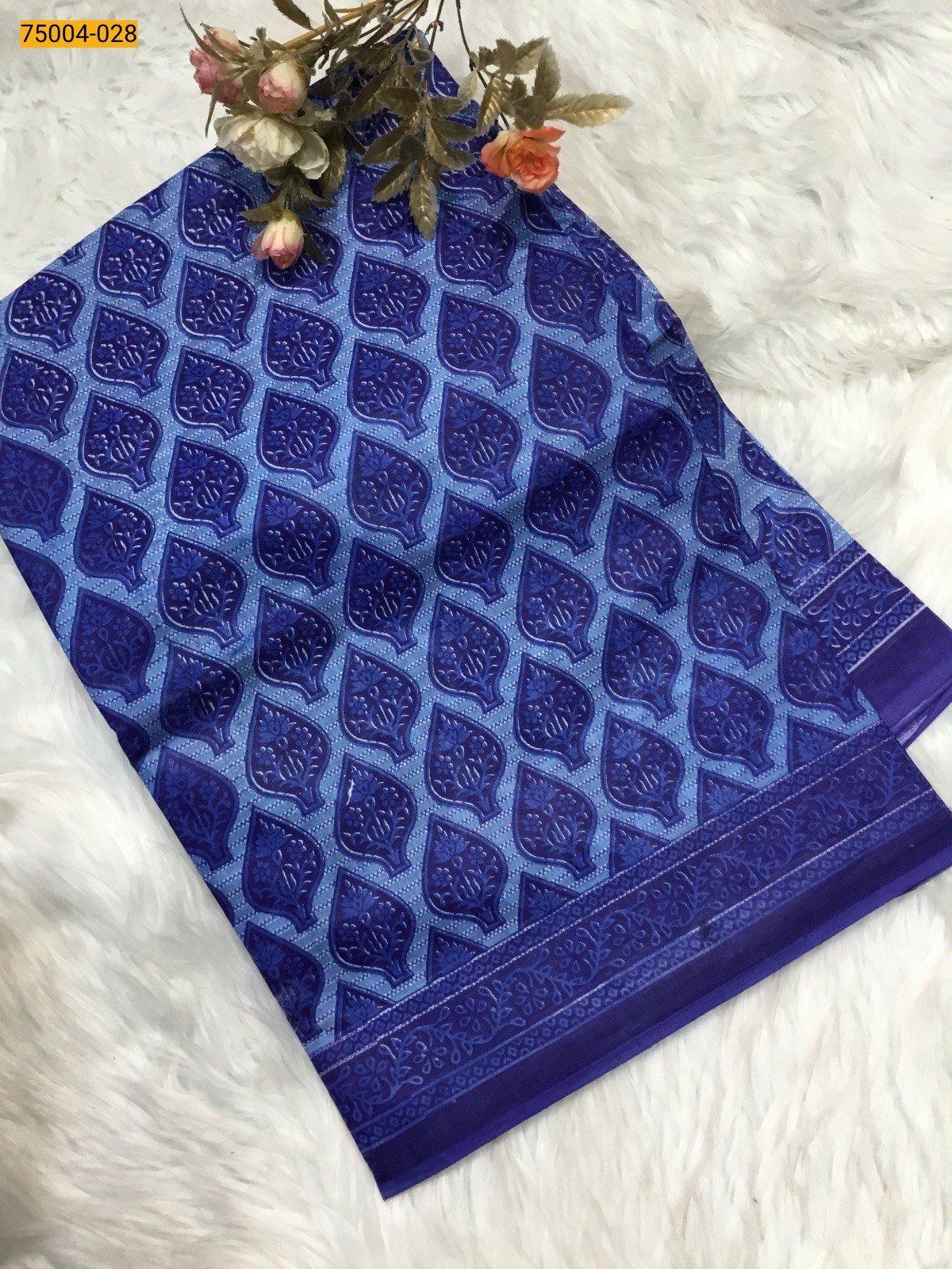 Voil cotton printed sarees