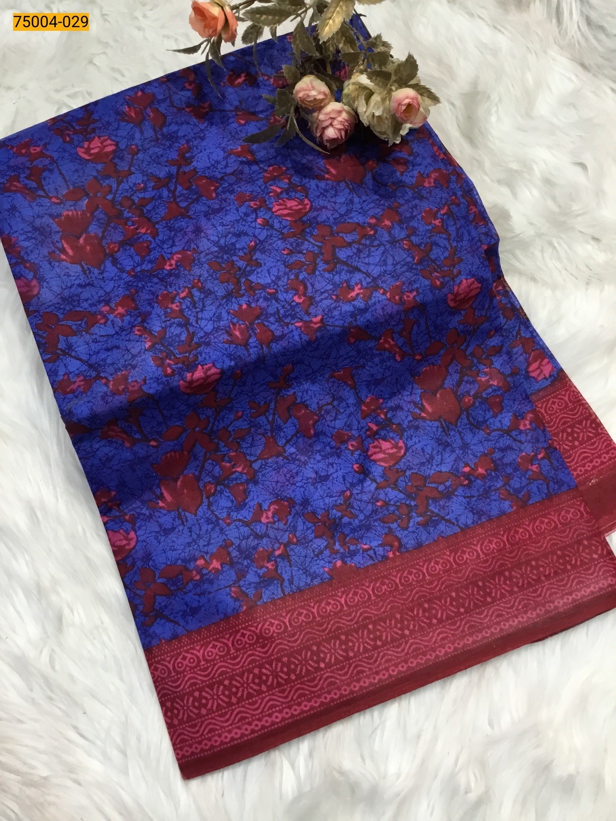 Voil cotton printed sarees