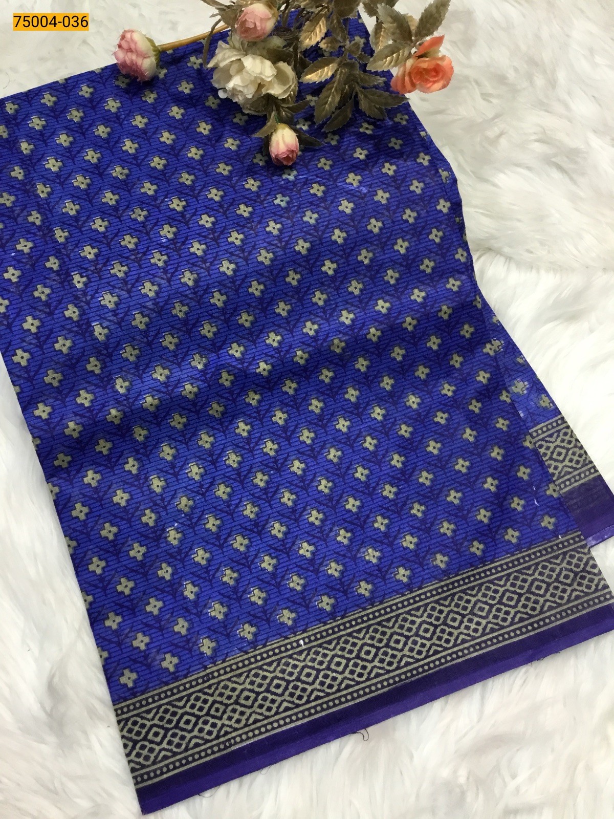 Voil cotton printed sarees