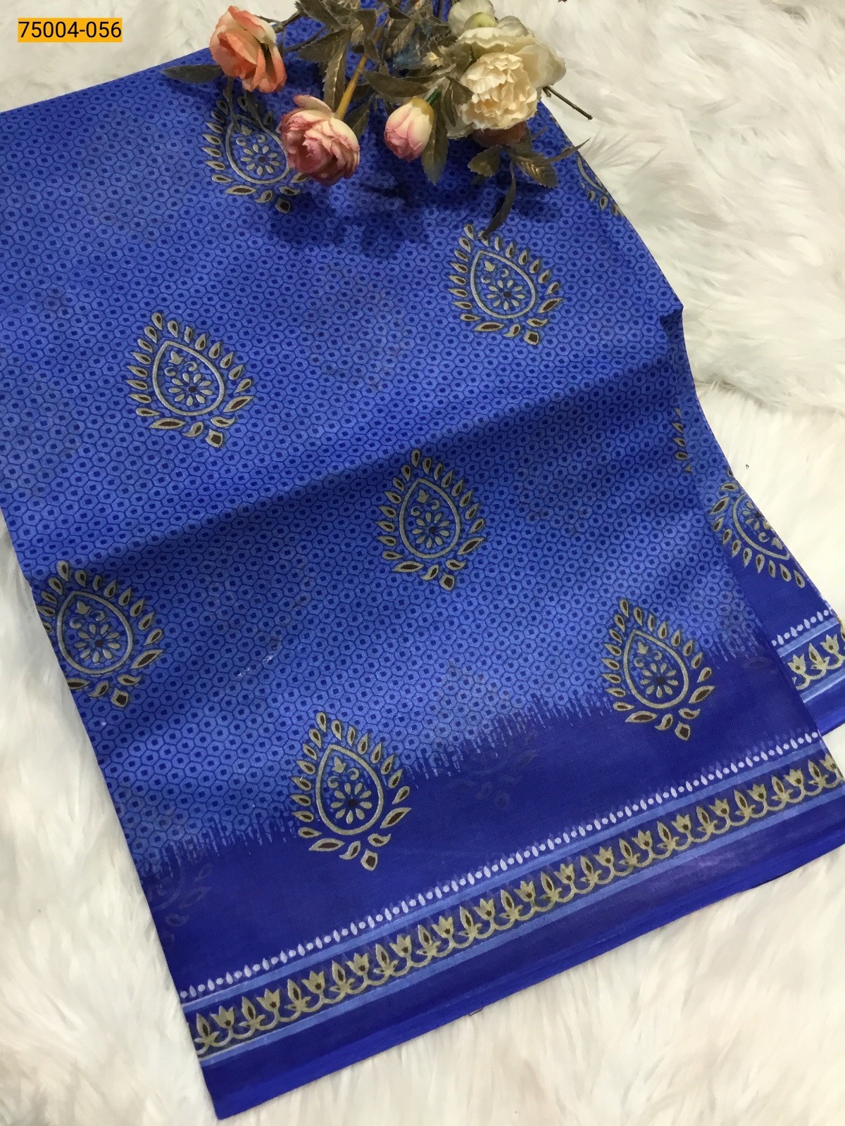 Voil cotton printed sarees
