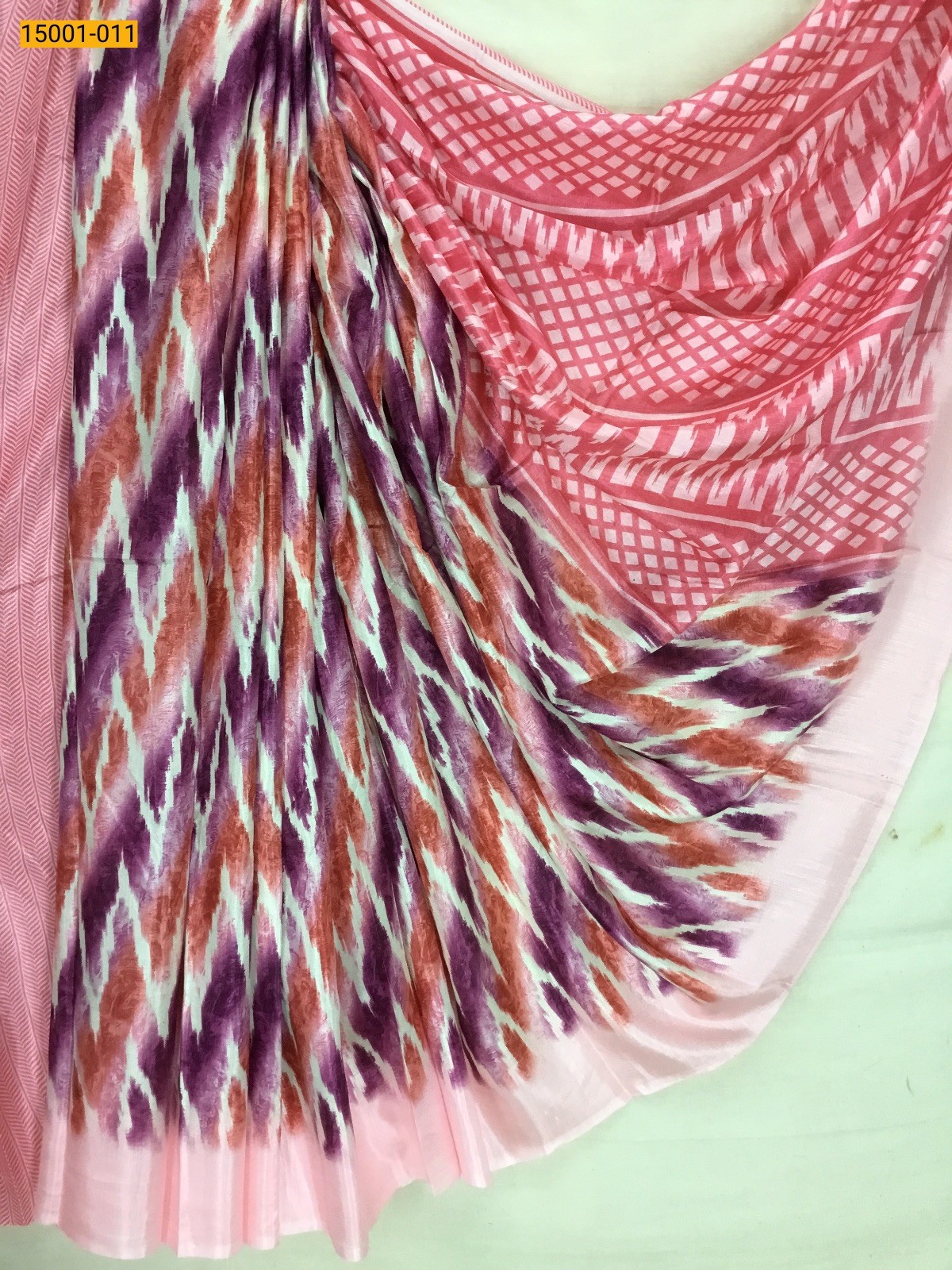 Peach Grape silk sarees