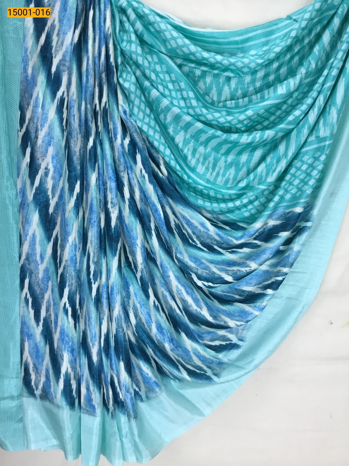 Sky Blue Grape silk sarees