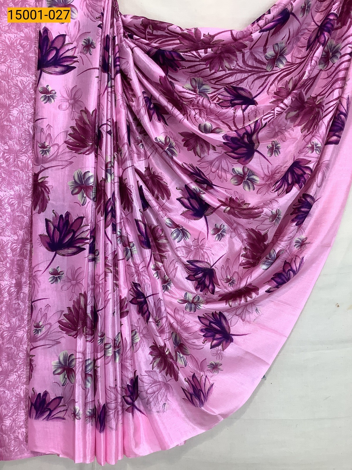 Pink Grape silk sarees