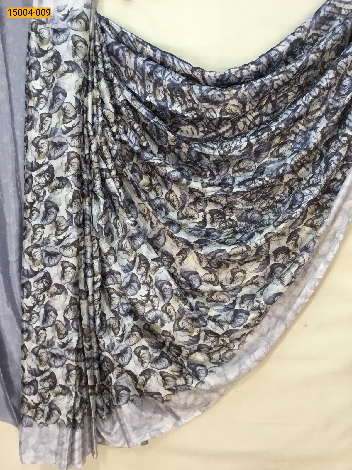 Gray Grape silk sarees