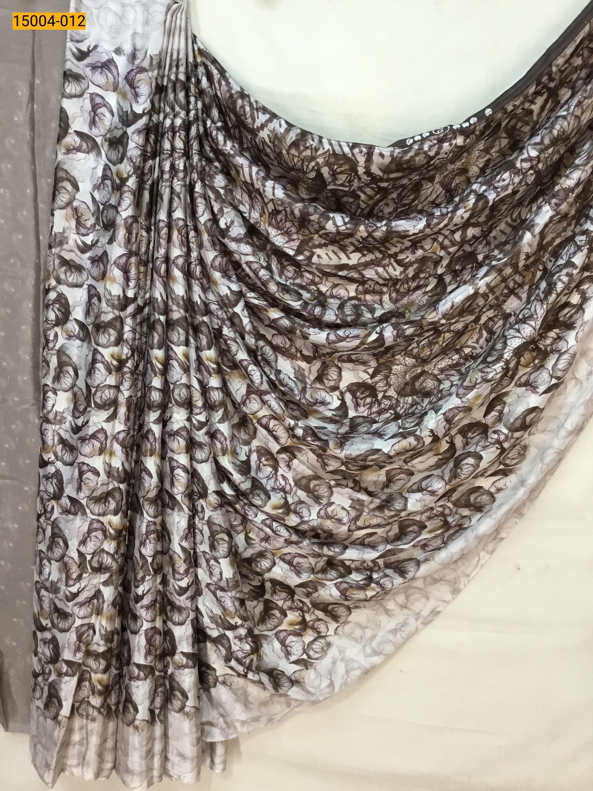 Brown Grape silk sarees