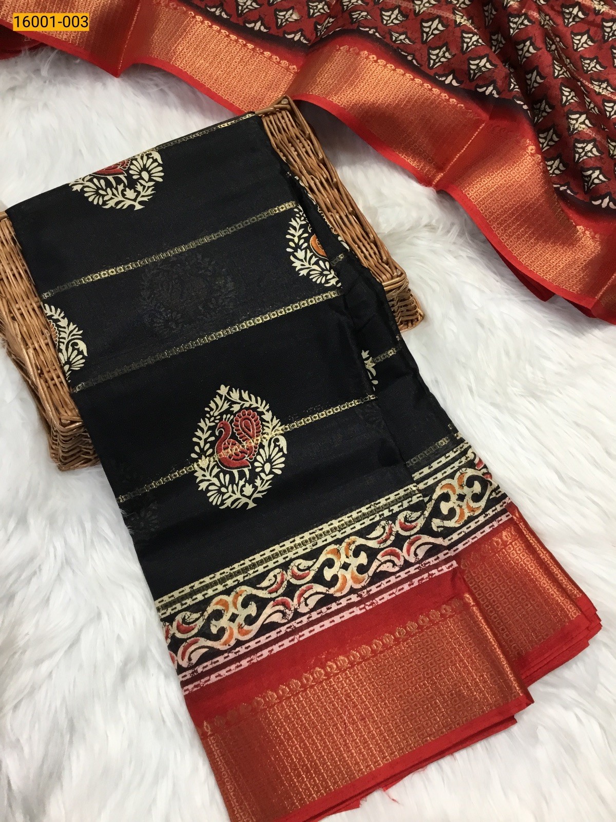 Black Dola silk sarees