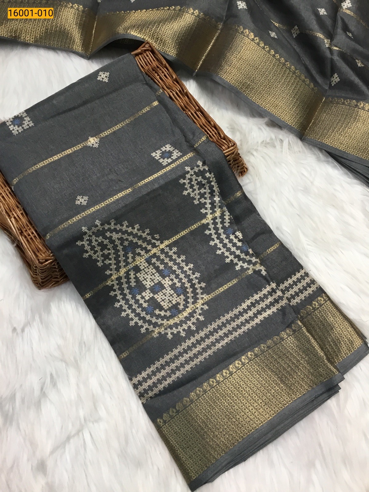 Gray Dola silk sarees
