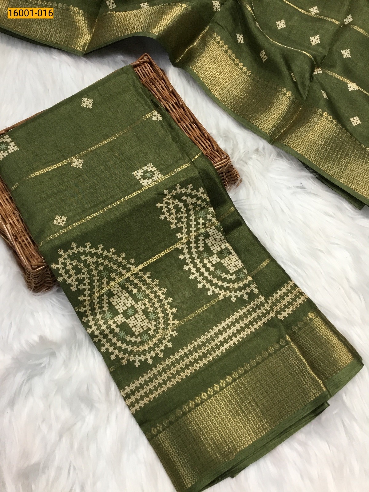 Green Dola silk sarees