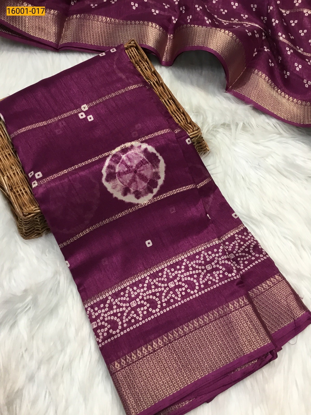 Wine Dola silk sarees