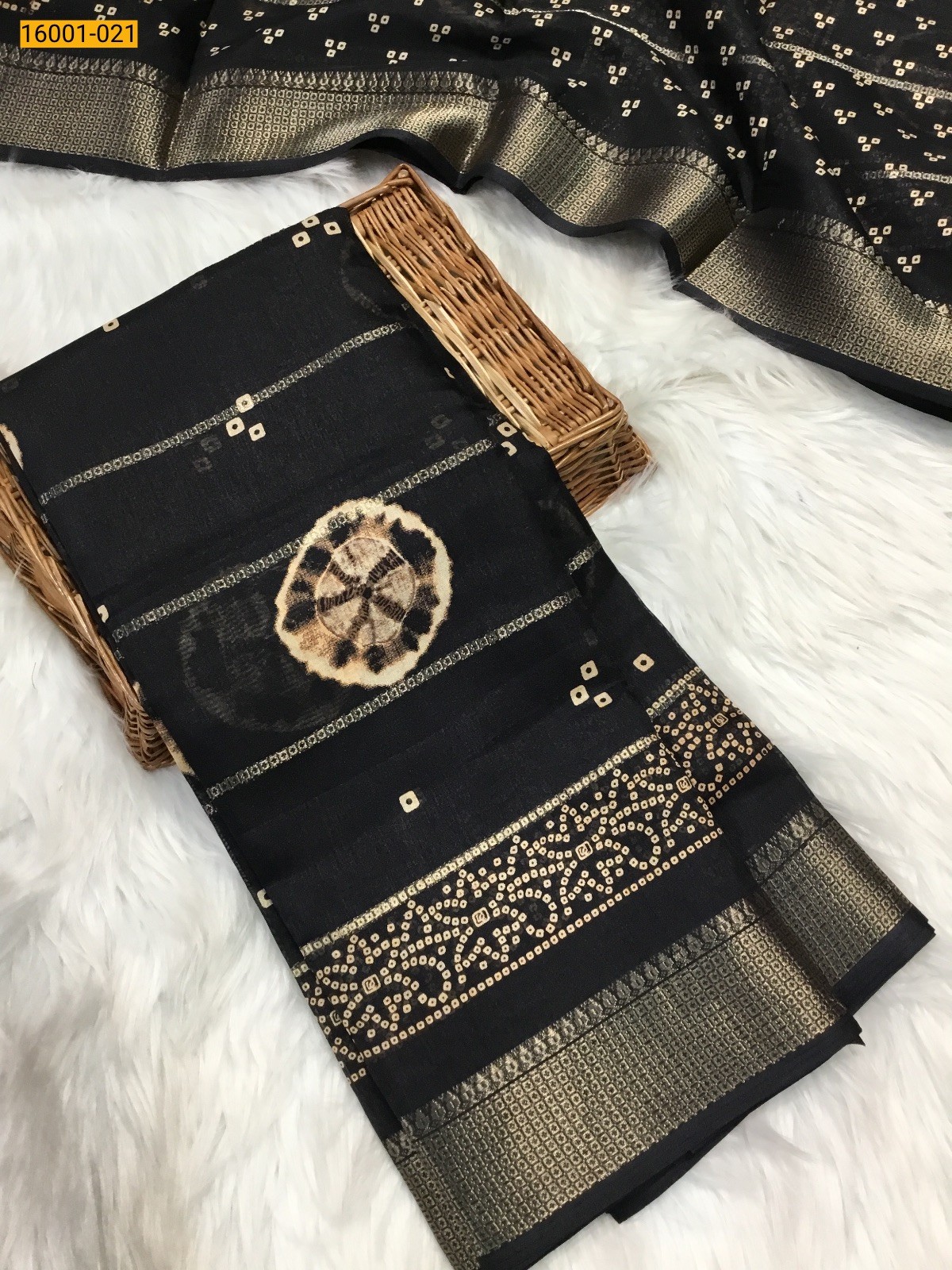 Black Dola silk sarees