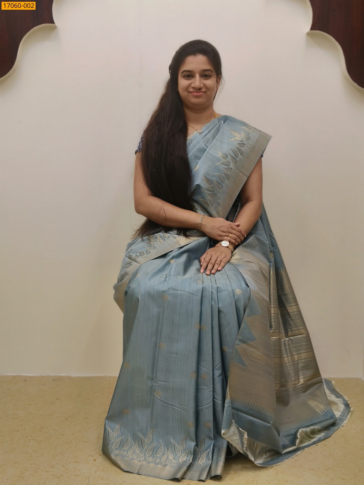 Blue Kanjivaram Slub Silk sarees