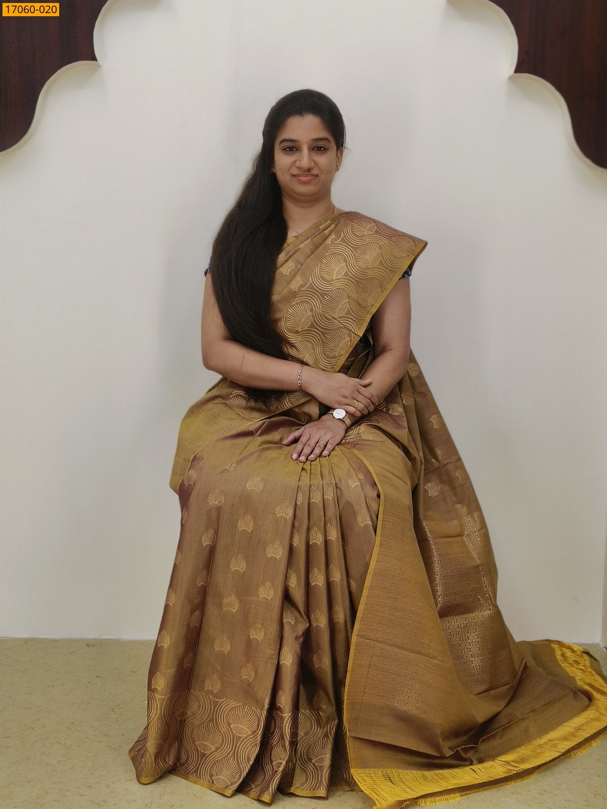 Green Kanjivaram Slub Silk sarees