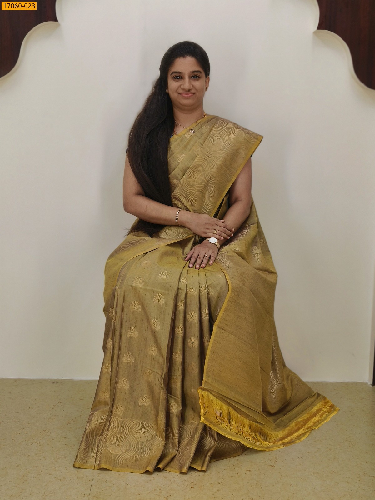 Mehandi Green Kanjivaram Slub Silk sarees