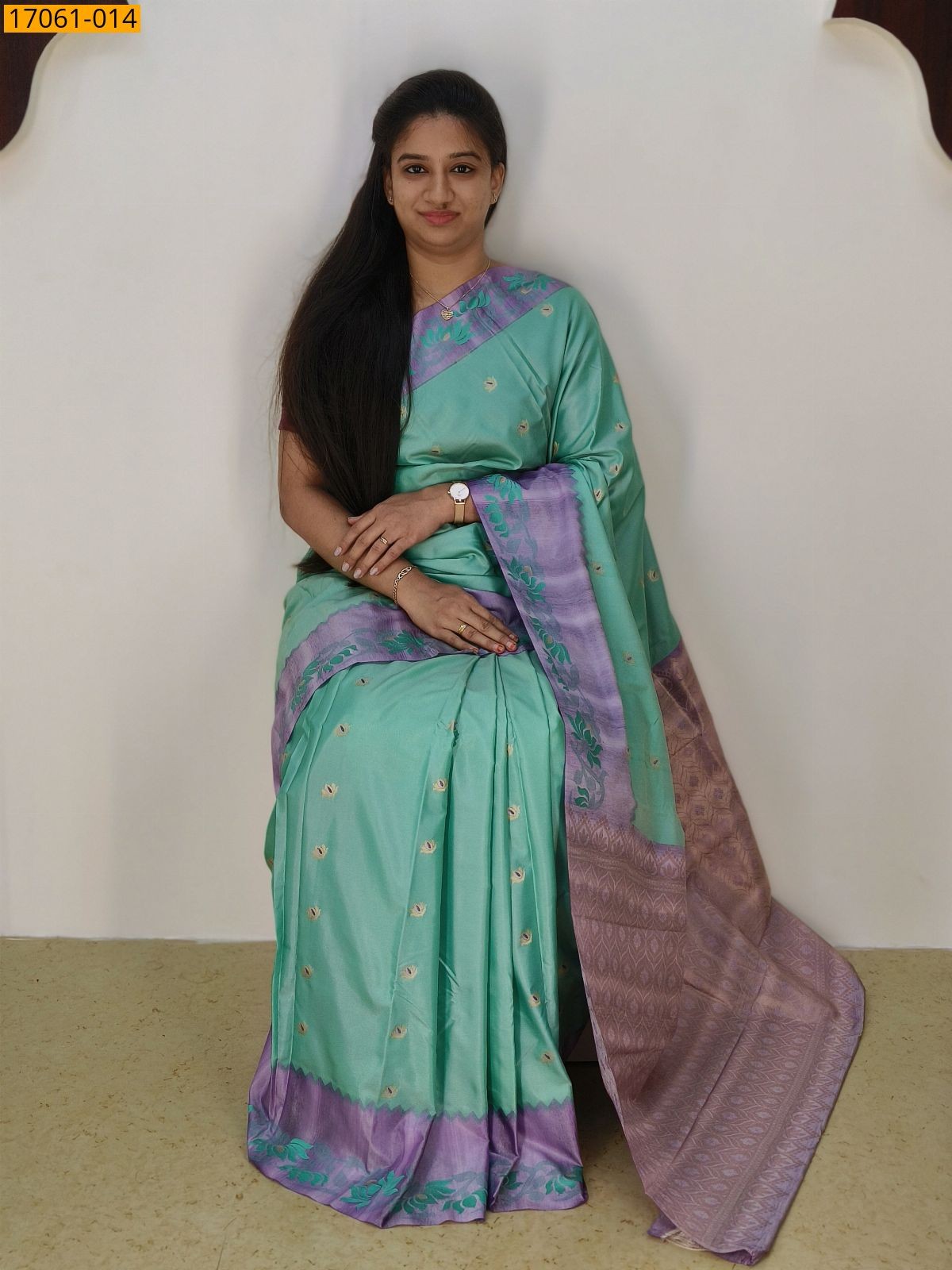 Rama Green Kanjivaram Silk sarees
