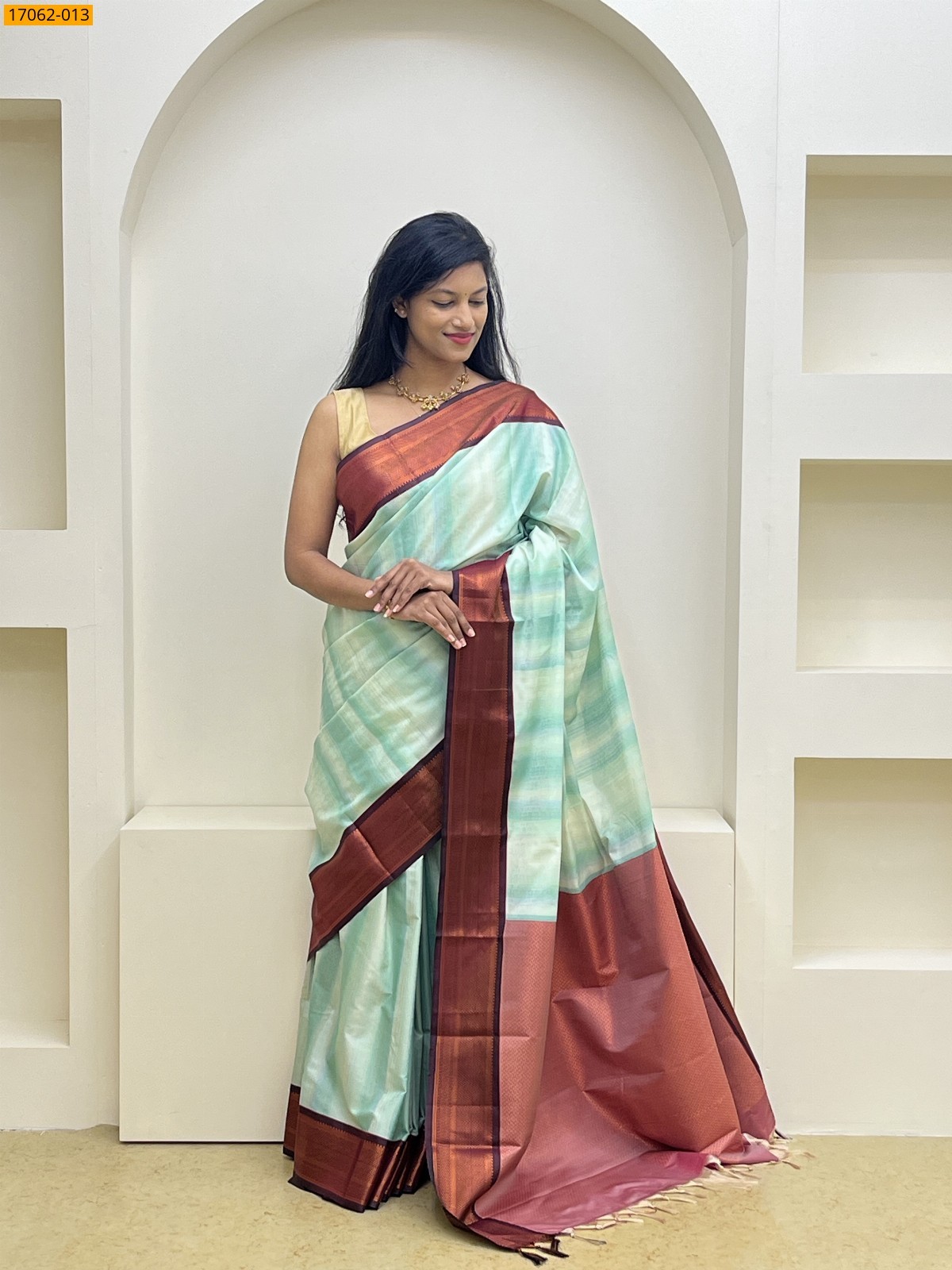 Rama Green Kanjivaram Silk sarees