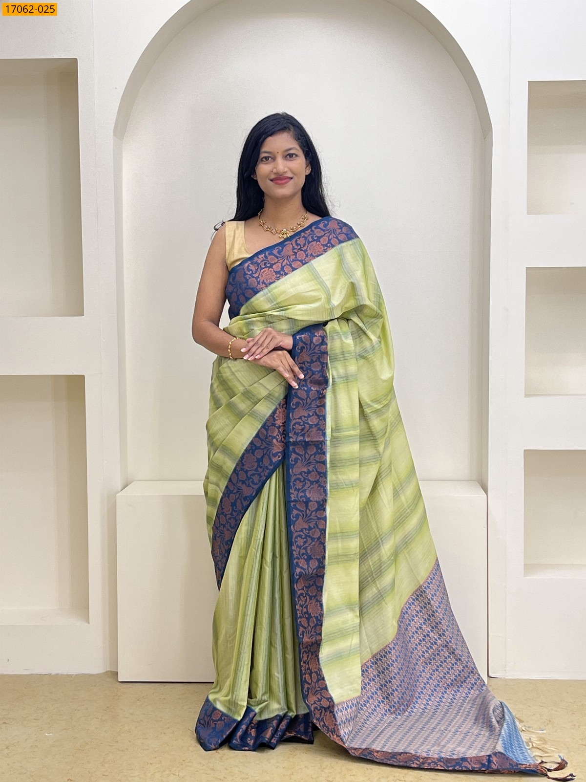 Green With Multi Kanjivaram Silk sarees