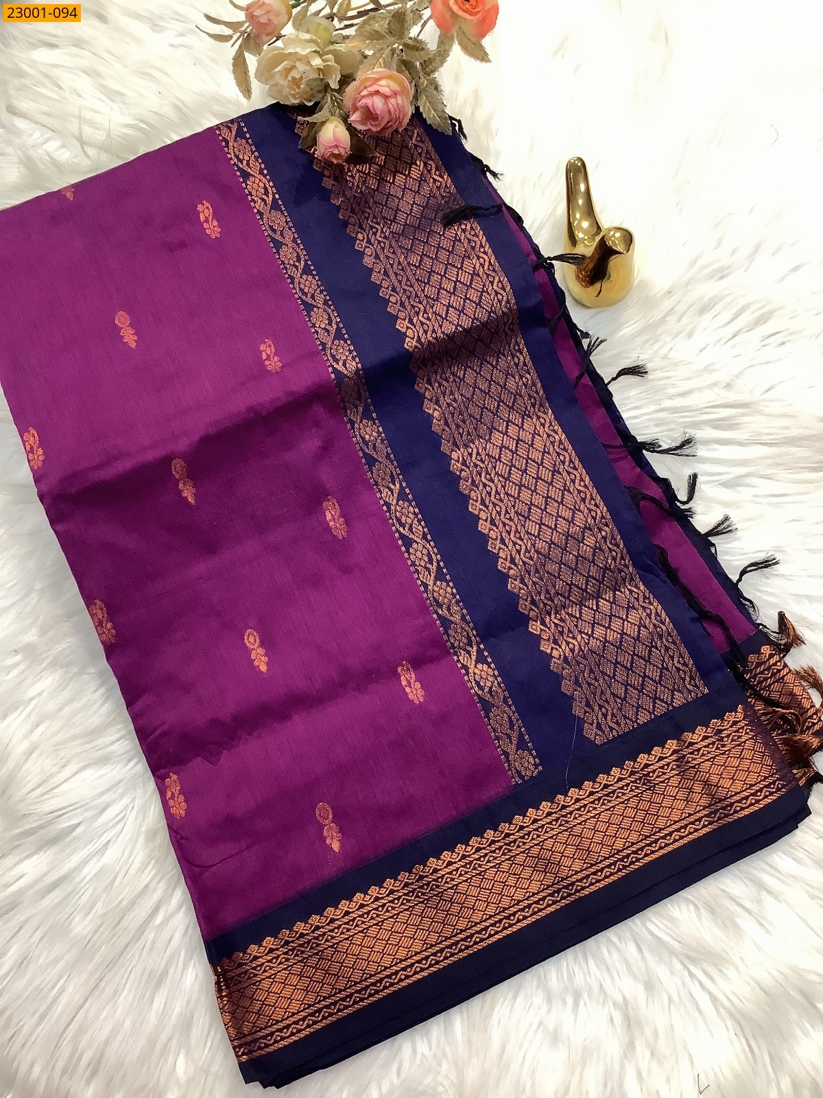 Pink Kalyani Cotton Sarees
