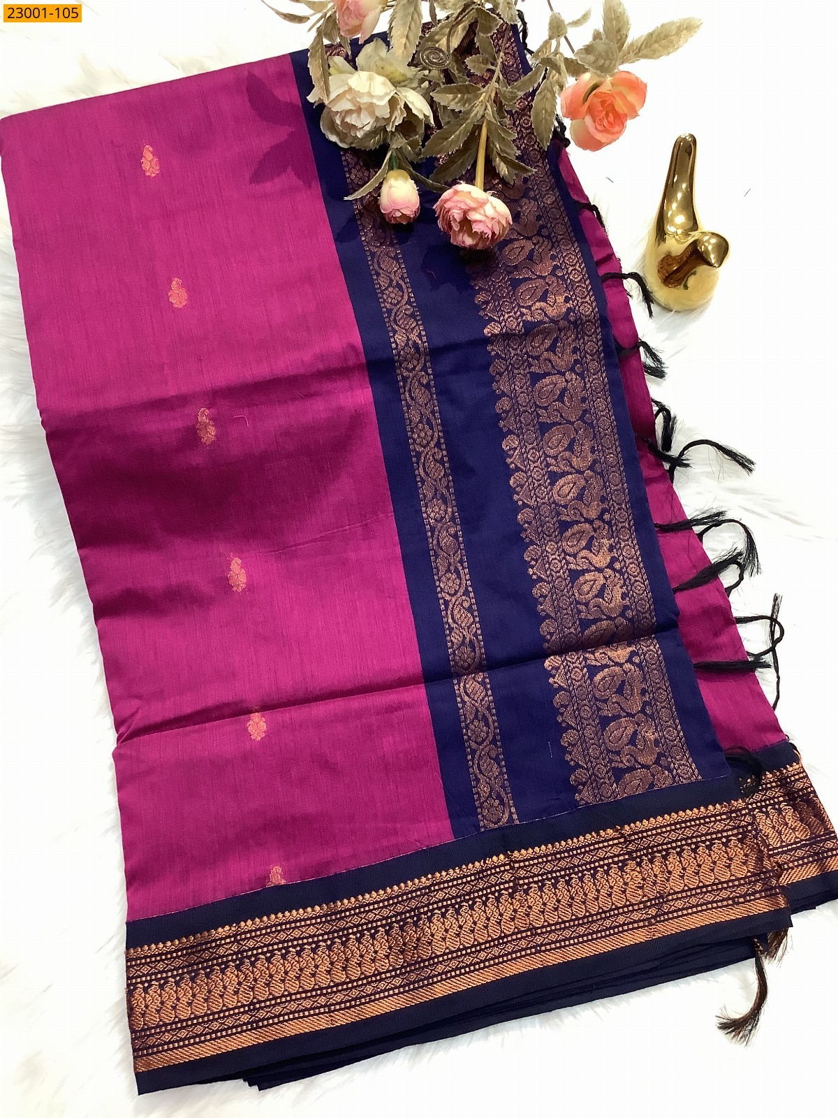 Purple Kalyani Cotton Sarees
