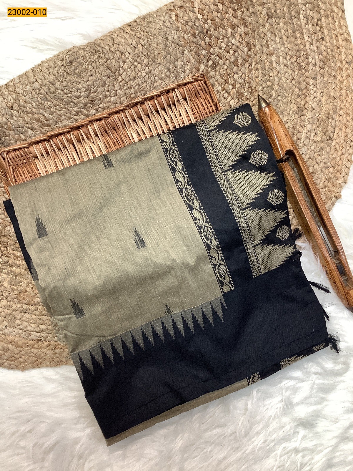 Gray Kalyani Cotton Sarees