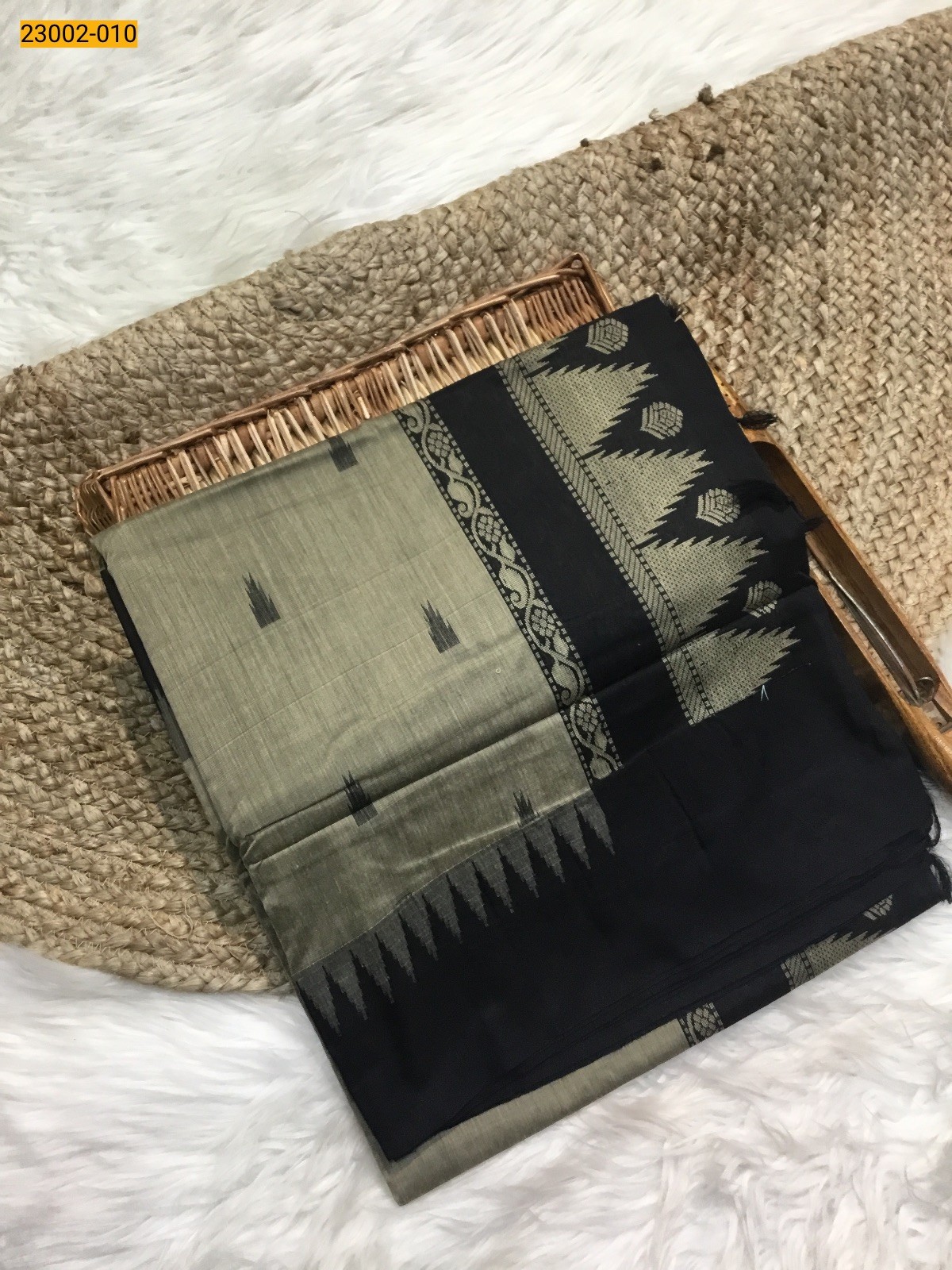 Gray Kalyani Cotton Sarees