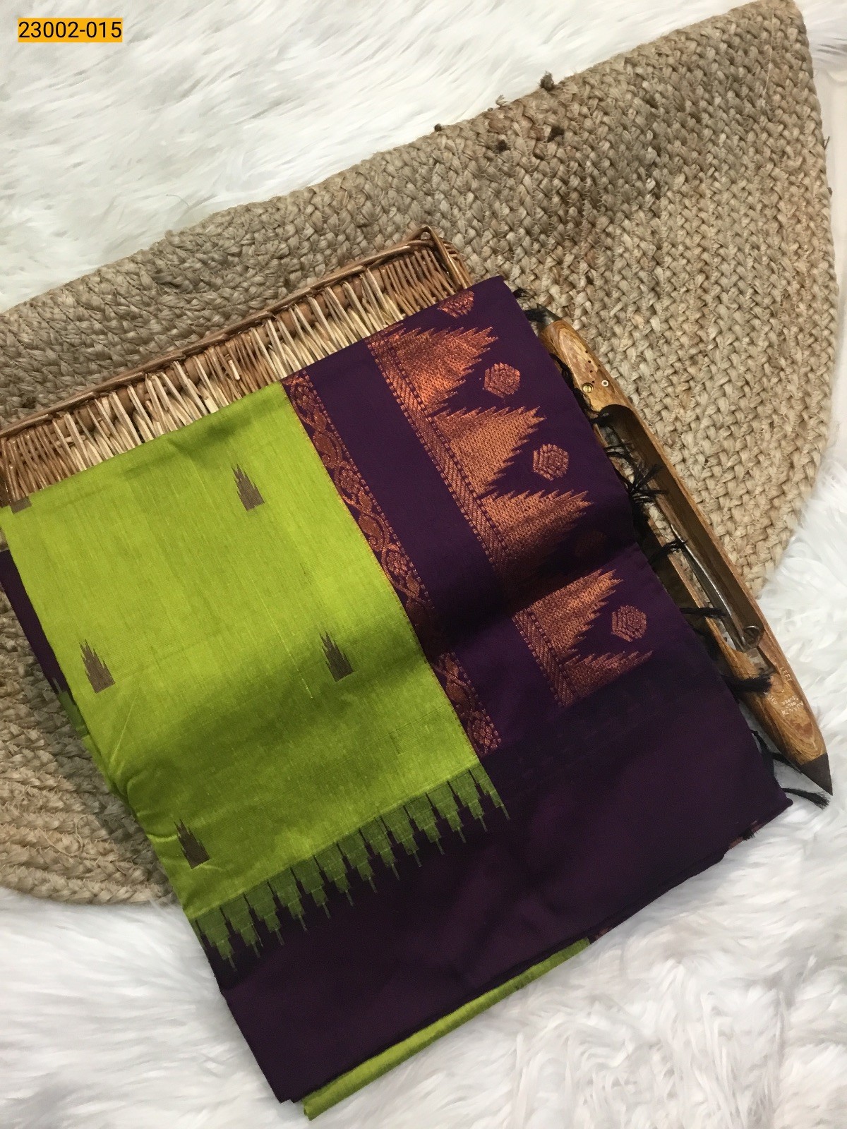 Green  Kalyani Cotton Sarees