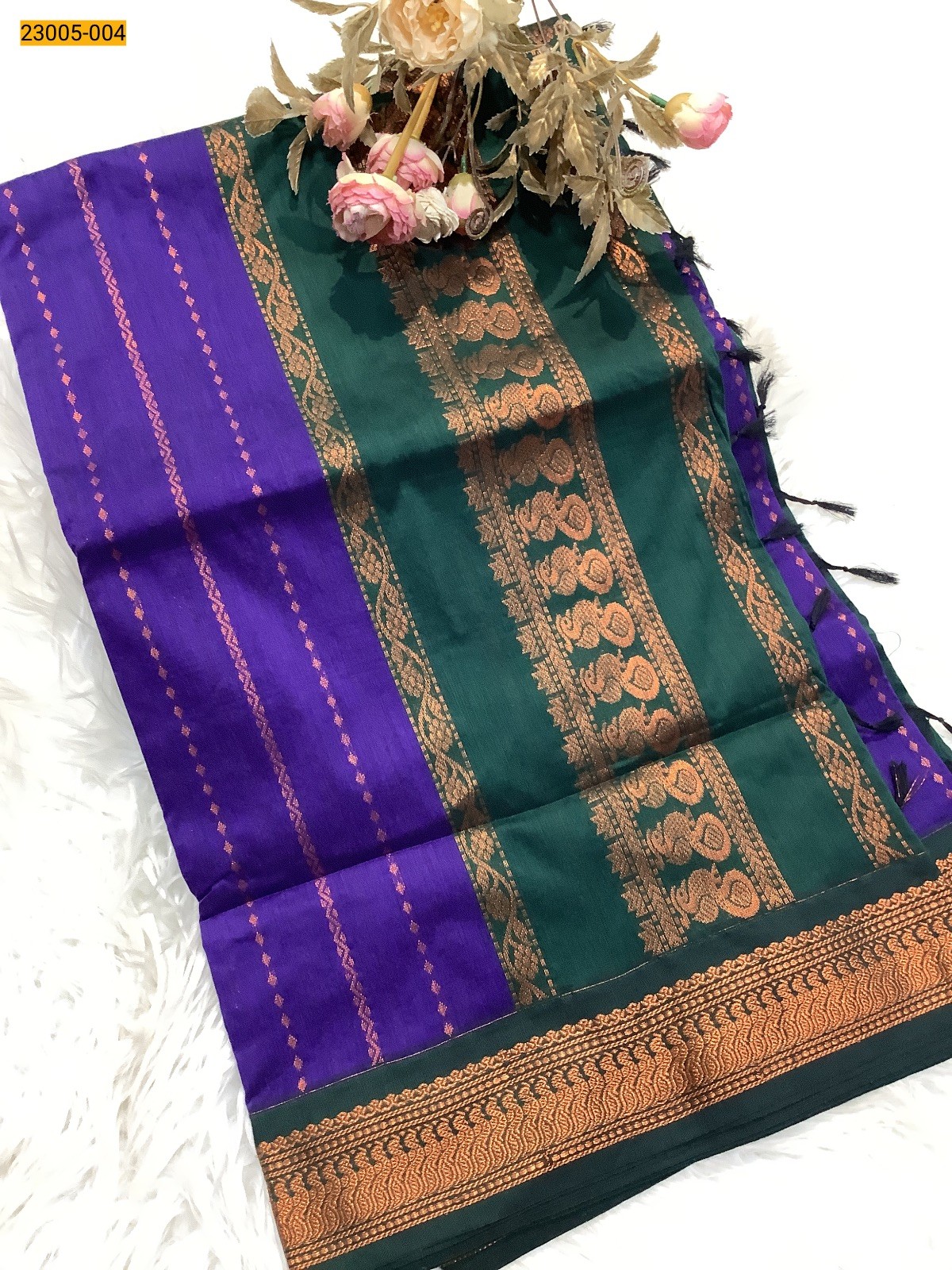 Violet Kalyani Cotton Sarees