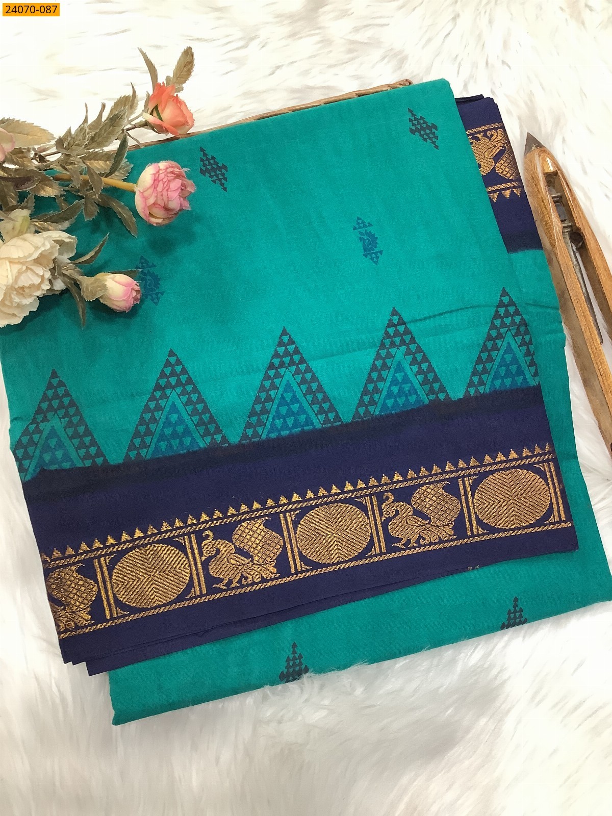 Sungudi Pure Cotton Saree