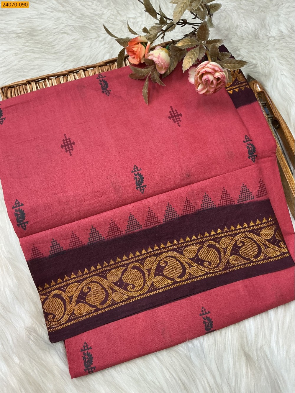 Sungudi Pure Cotton Saree