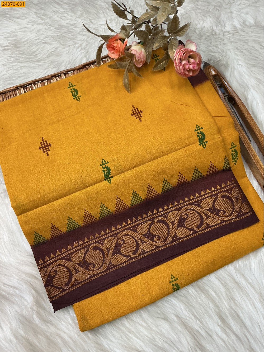 Sungudi Pure Cotton Saree