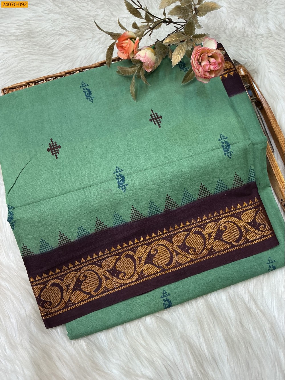 Sungudi Pure Cotton Saree