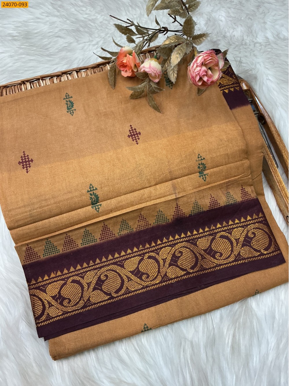 Sungudi Pure Cotton Saree