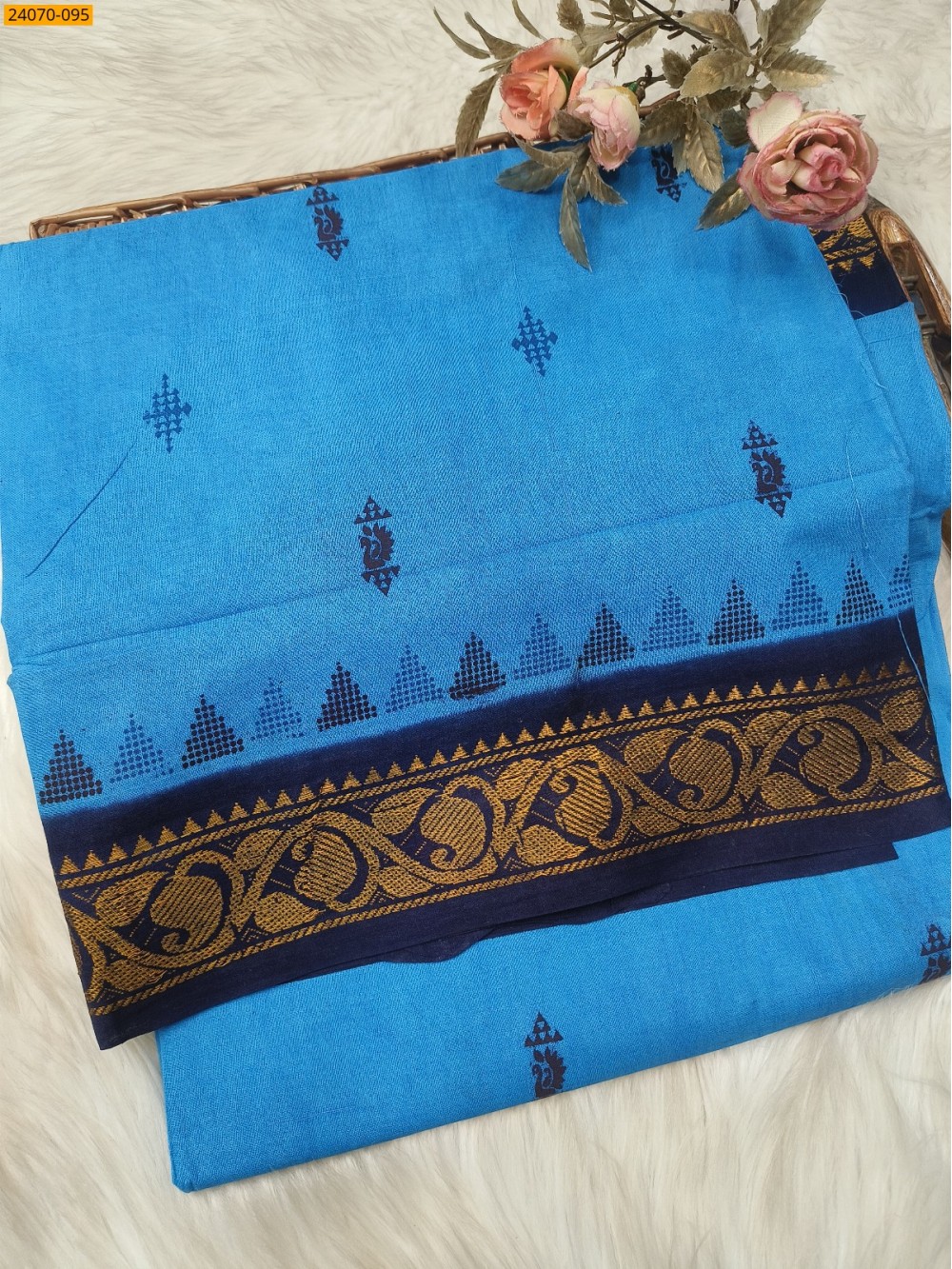 Sungudi Pure Cotton Saree