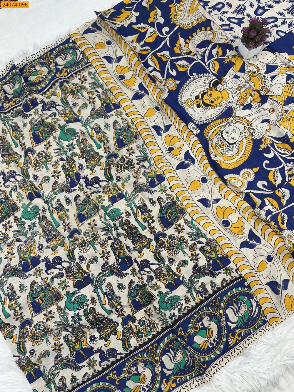 Kalamkari Printed Cotton Saree