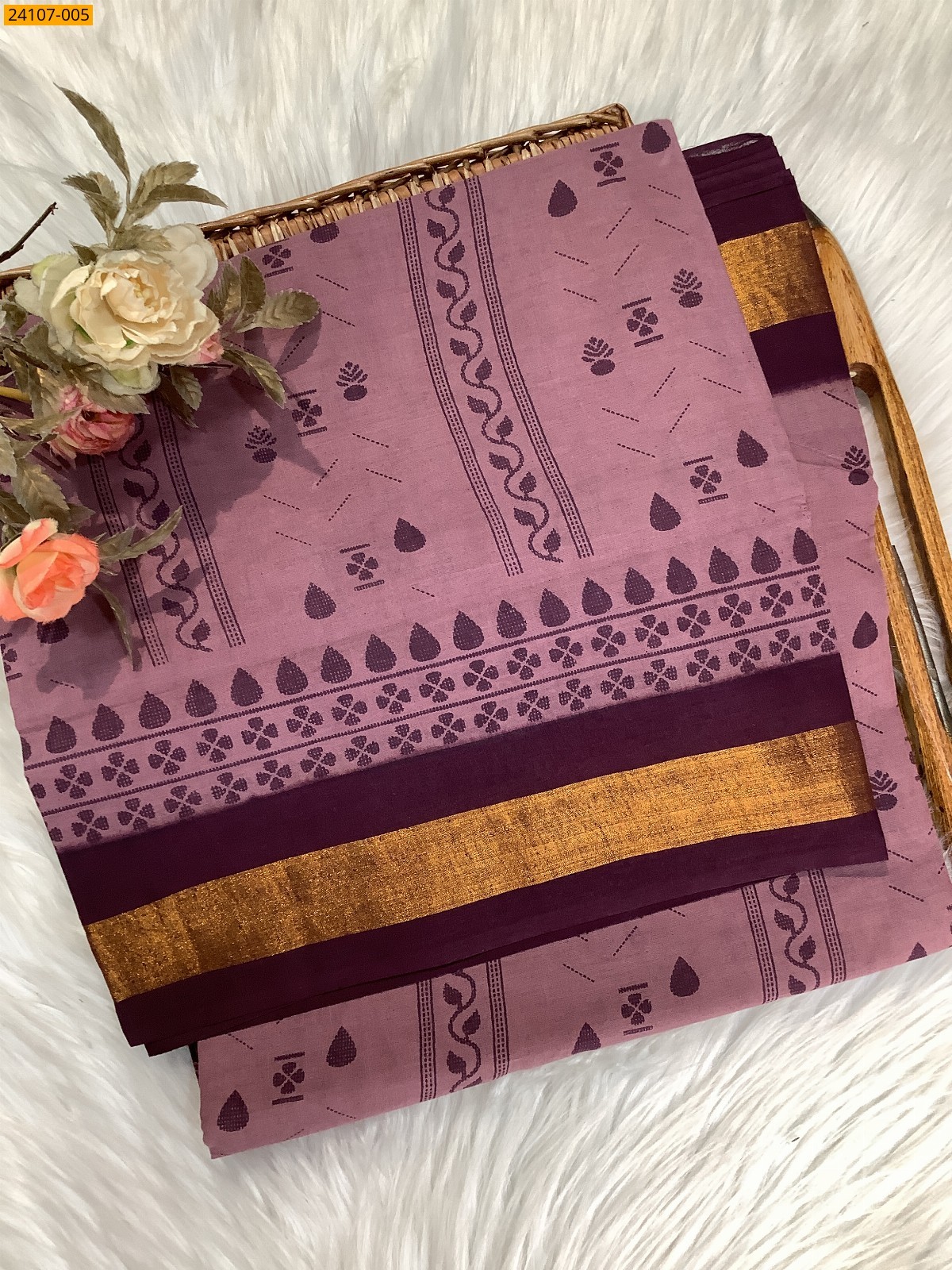Cotton printed sarees Cotton printed sarees