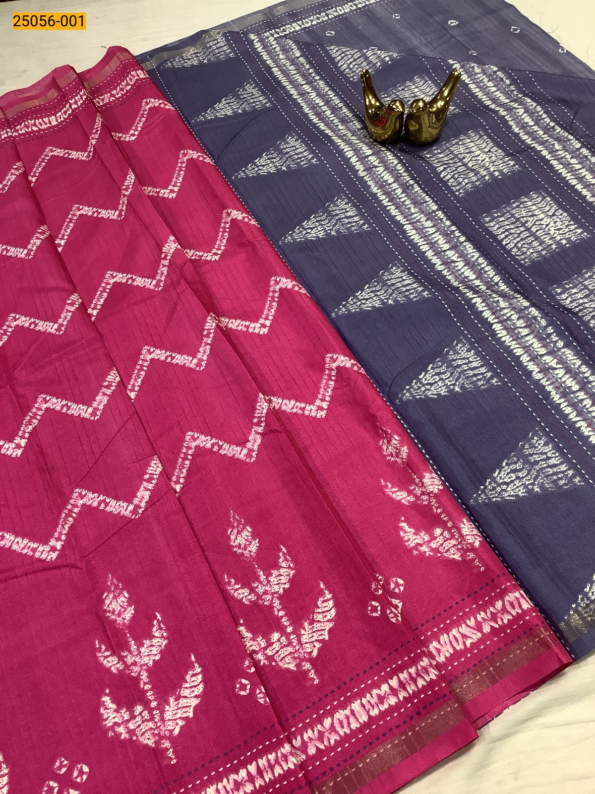 Pink Soft Linen Silk Saree