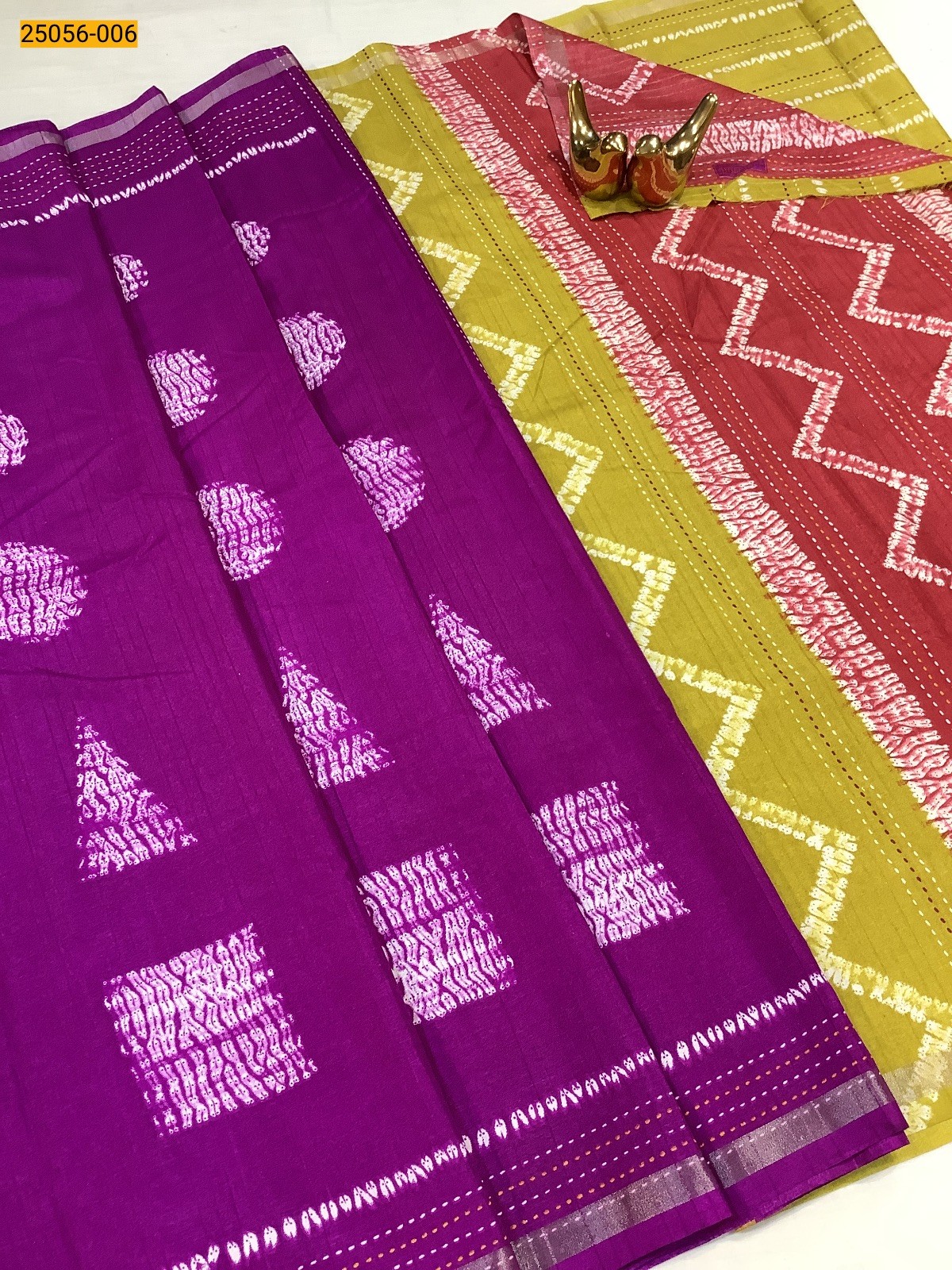 Violet Soft Linen Silk Saree