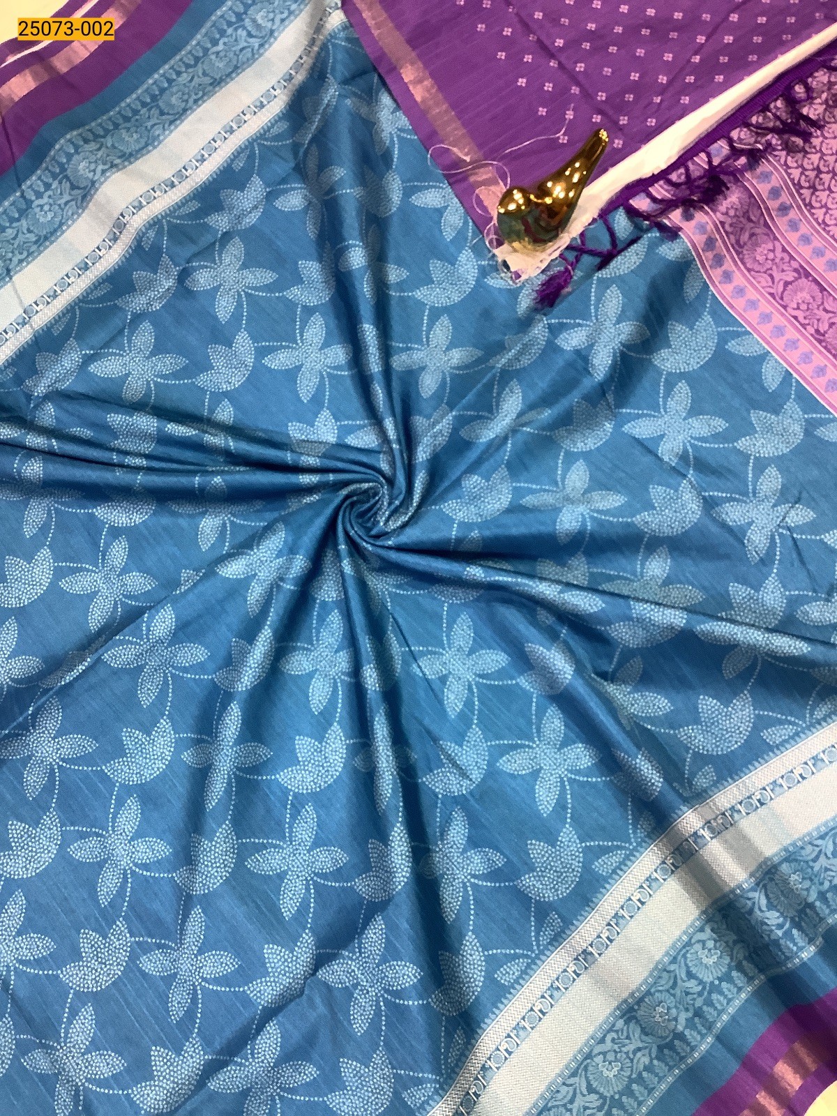 Chanderi fancy silk printed sarees