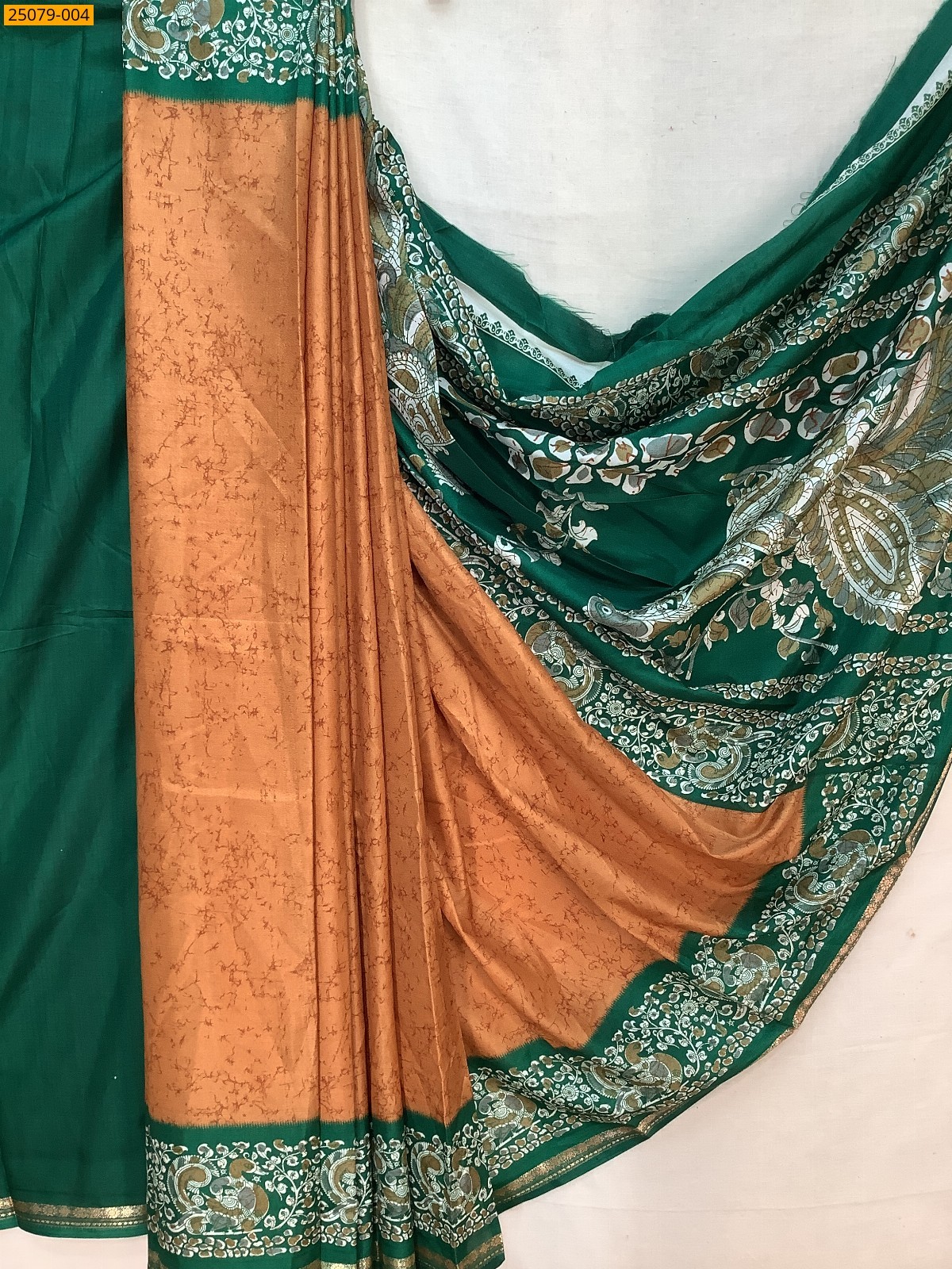 Fancy crepe silk printed sarees