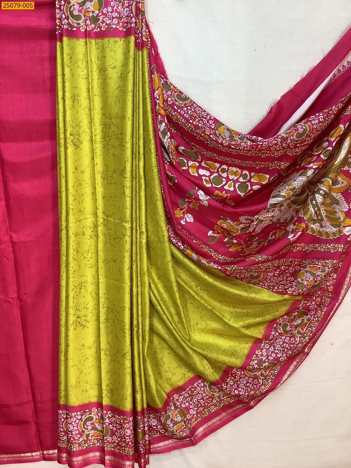 Fancy crepe silk printed sarees