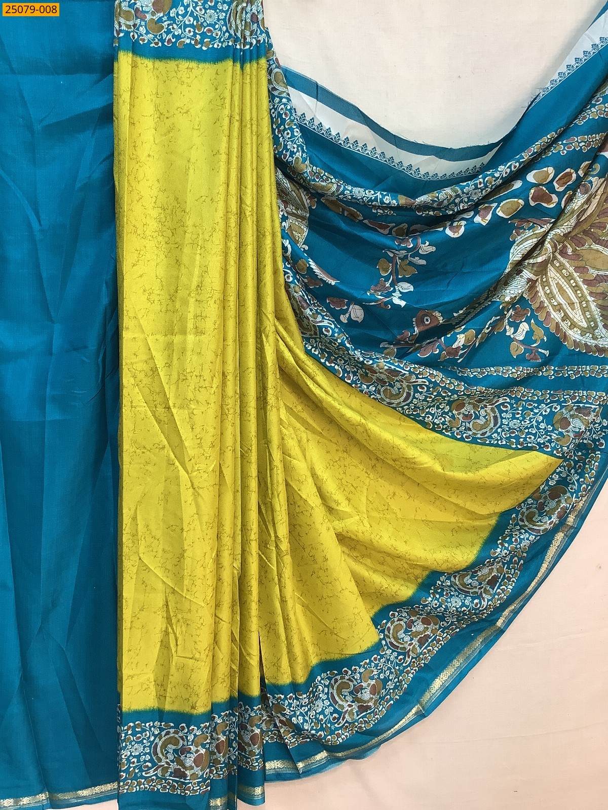 Fancy crepe silk printed sarees