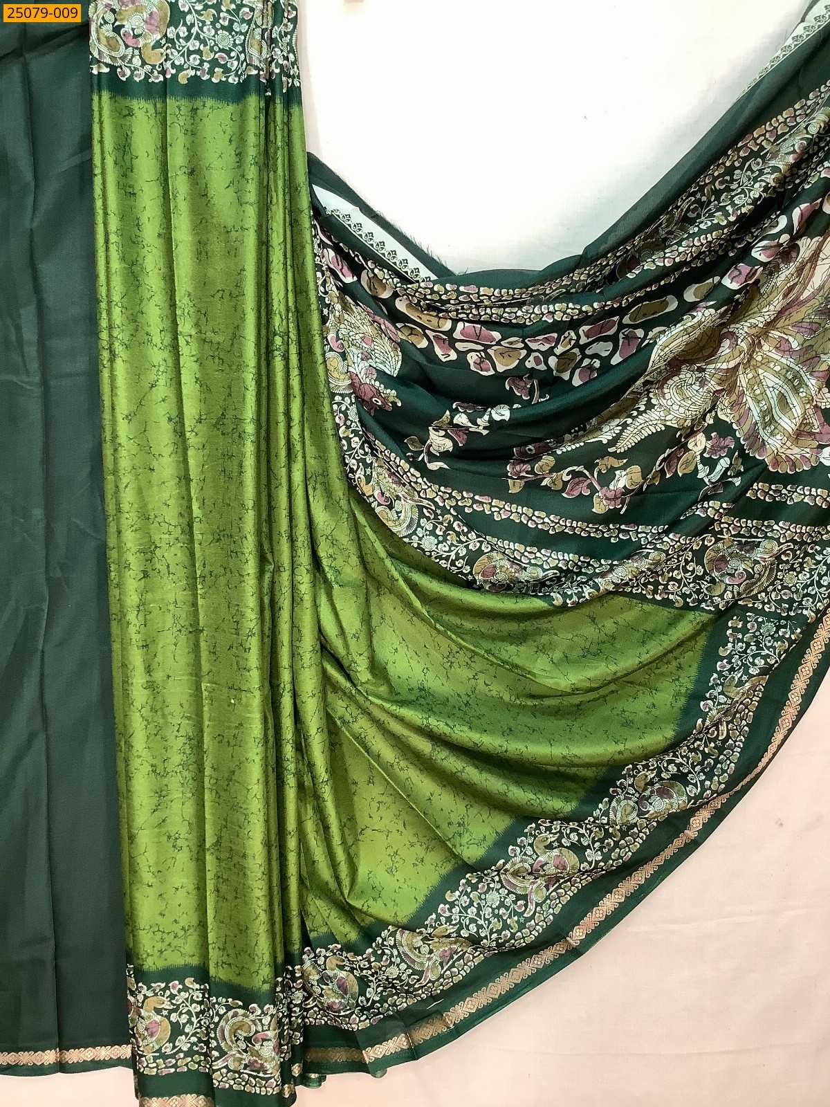 Fancy crepe silk printed sarees