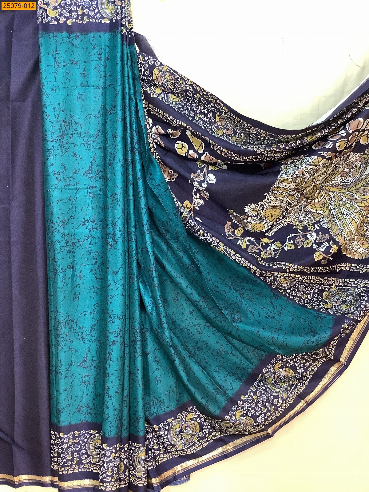 Fancy crepe silk printed sarees