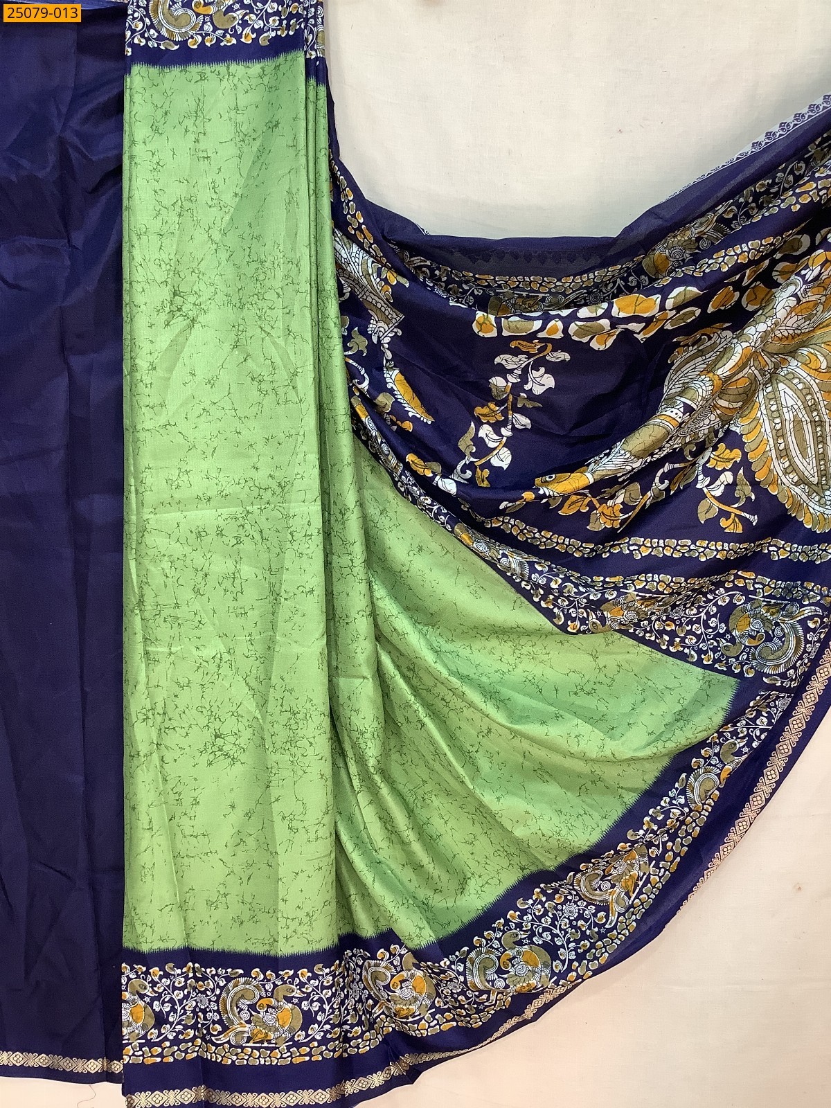 Fancy crepe silk printed sarees