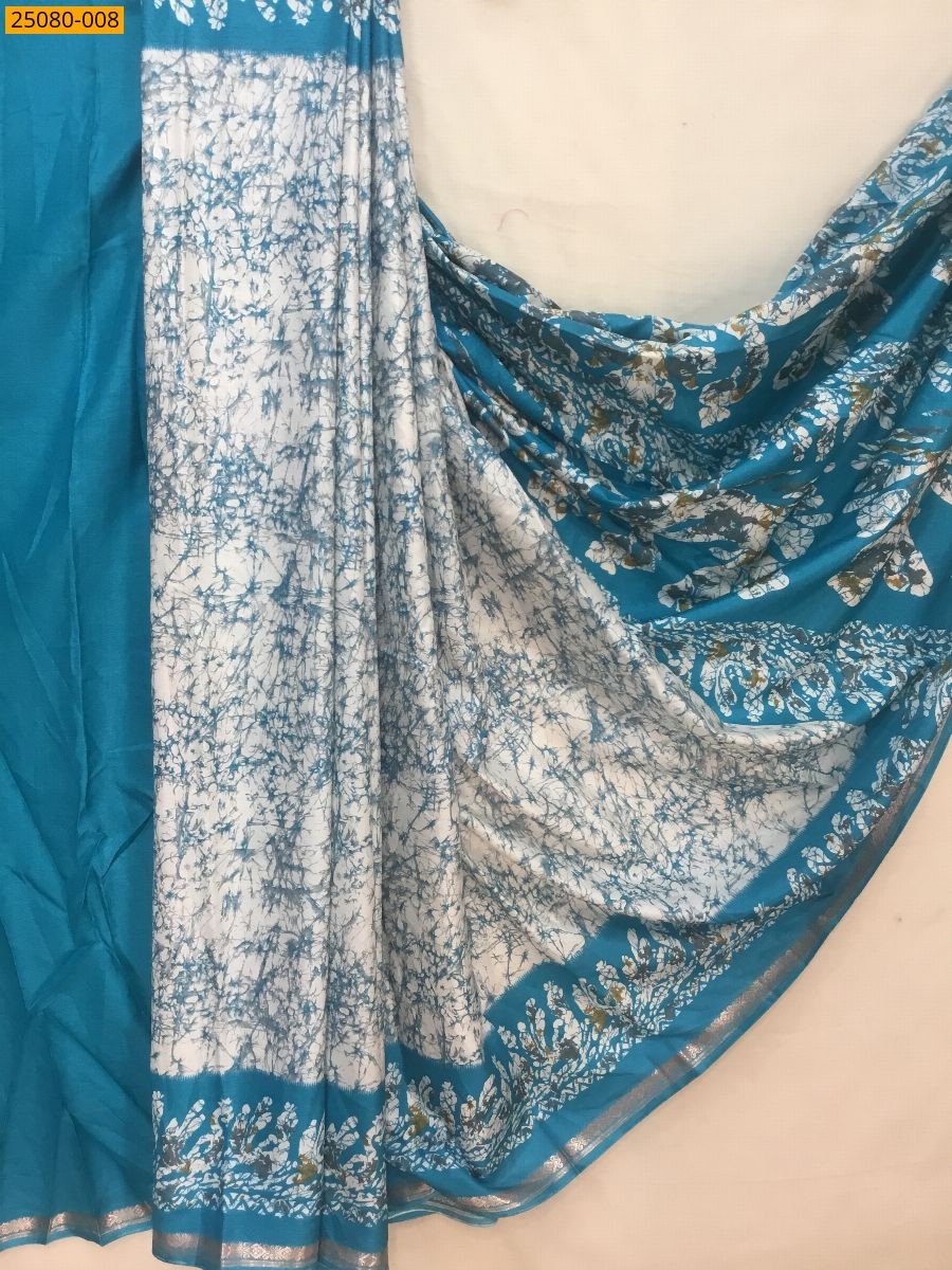 Fancy crepe silk printed sarees