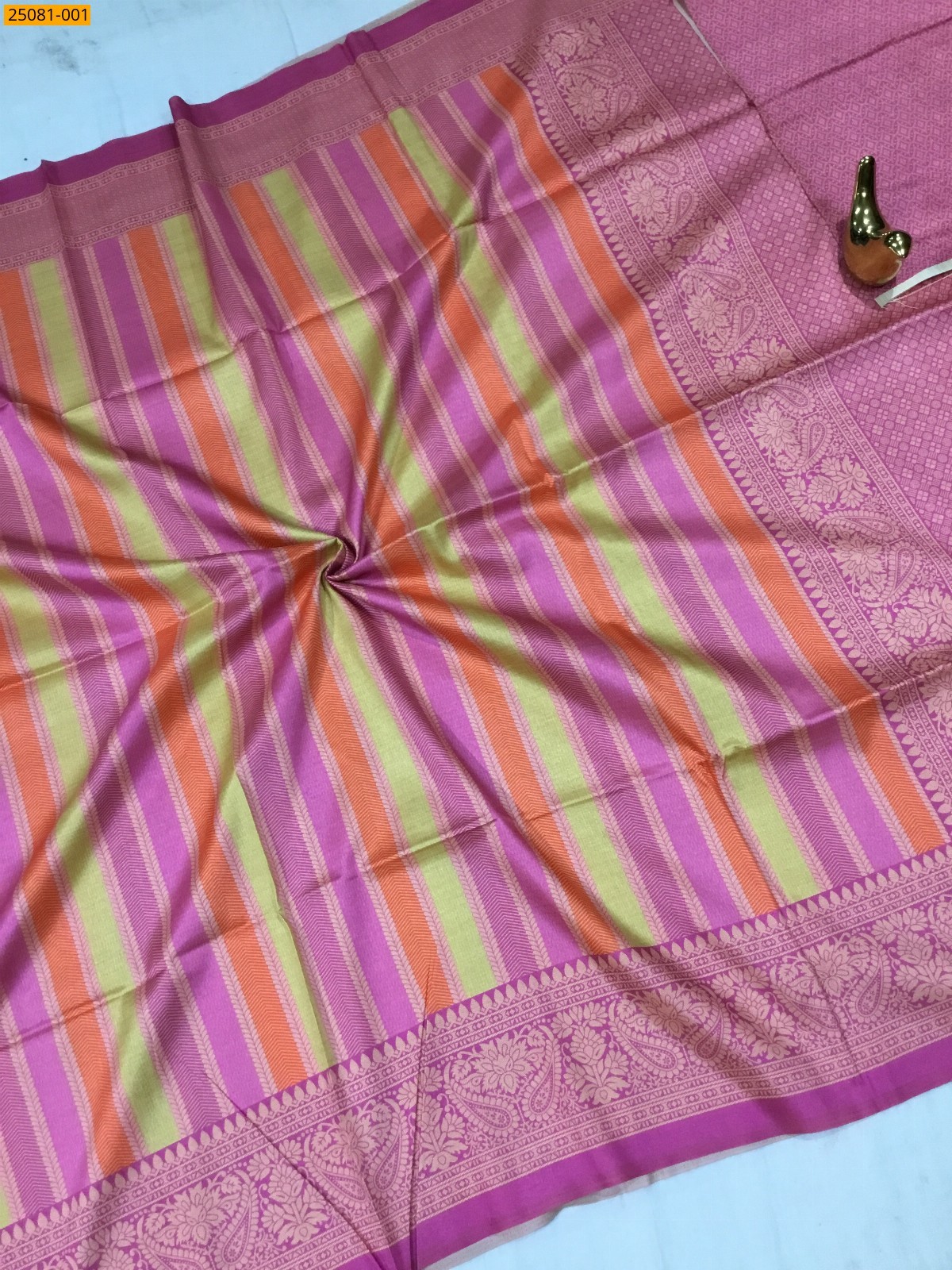 Light Pink Fancy chanderi silk sarees