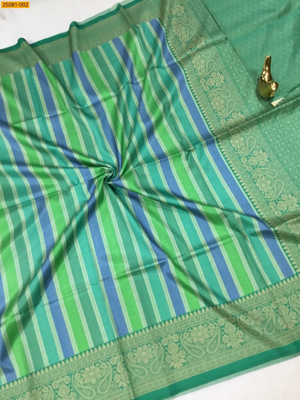 Green Fancy chanderi silk sarees