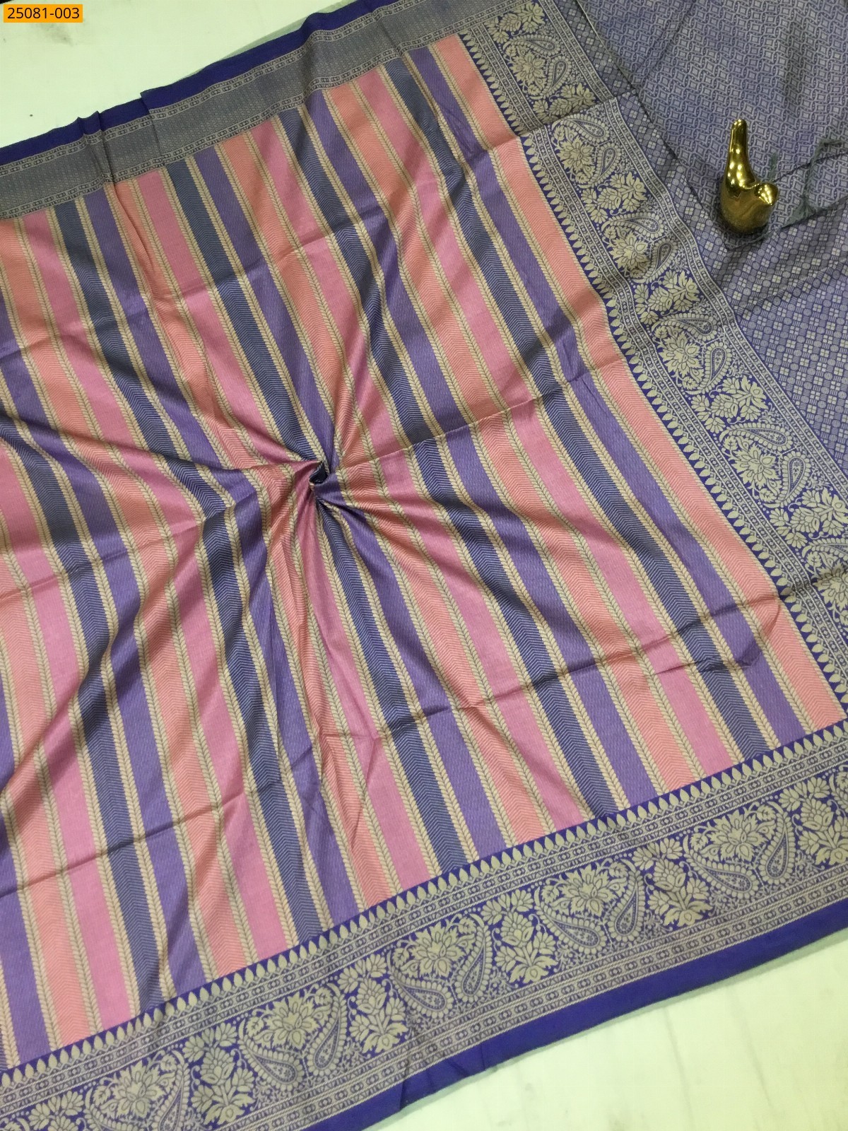 Blue Fancy chanderi silk sarees
