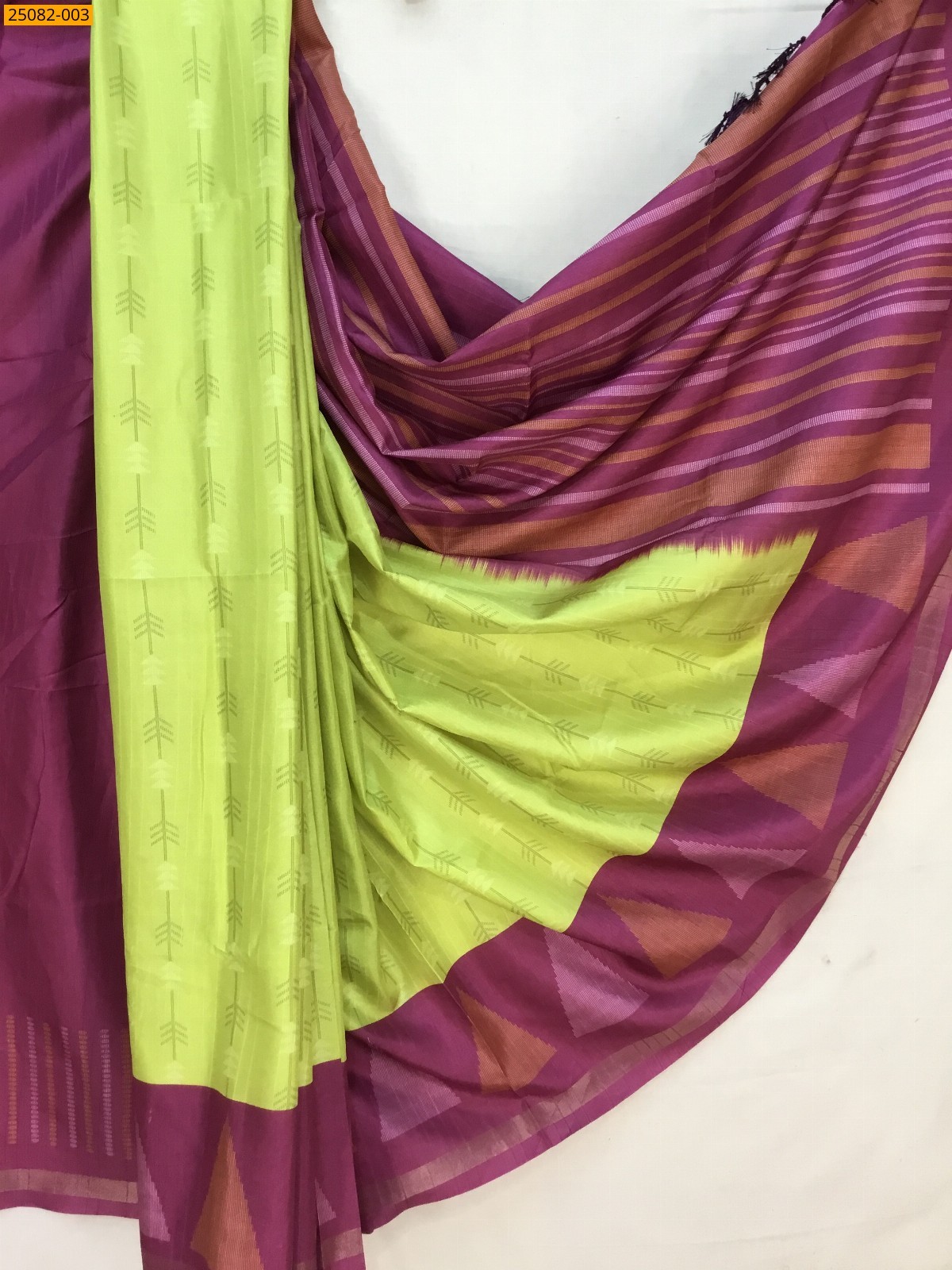 Light Green Fancy Chanderi silk sarees