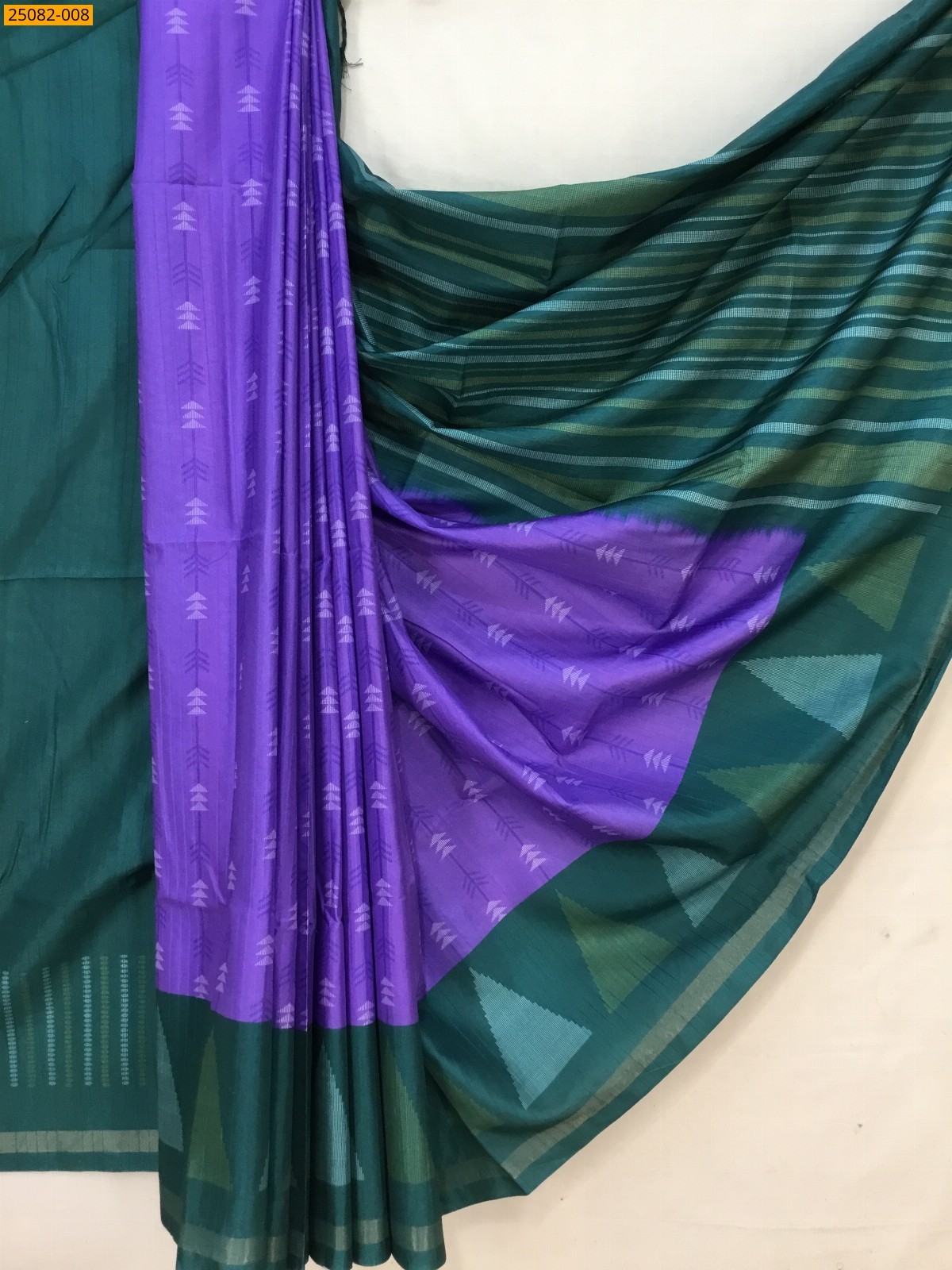 Purple Fancy Chanderi silk sarees